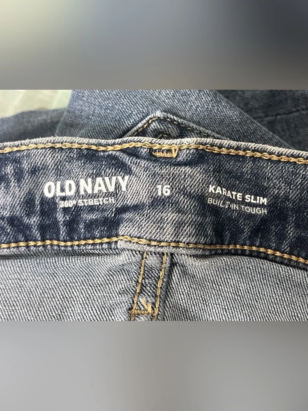 Old Navy Girls karate slim jeans
